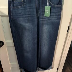 HALARA Classic Blue Denim Capri/ankle pants